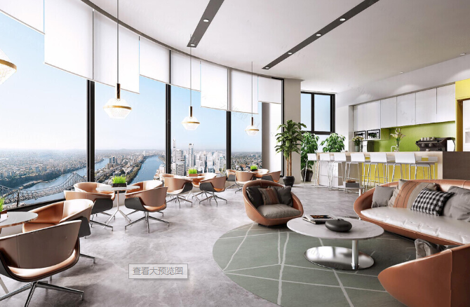 上海辦公室獨(dú)特設(shè)計：夢幻展柜展現(xiàn)品牌魅力