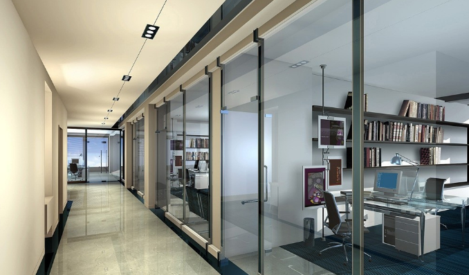 上海辦公室裝修：如何選擇合適的玻璃門(mén)品牌